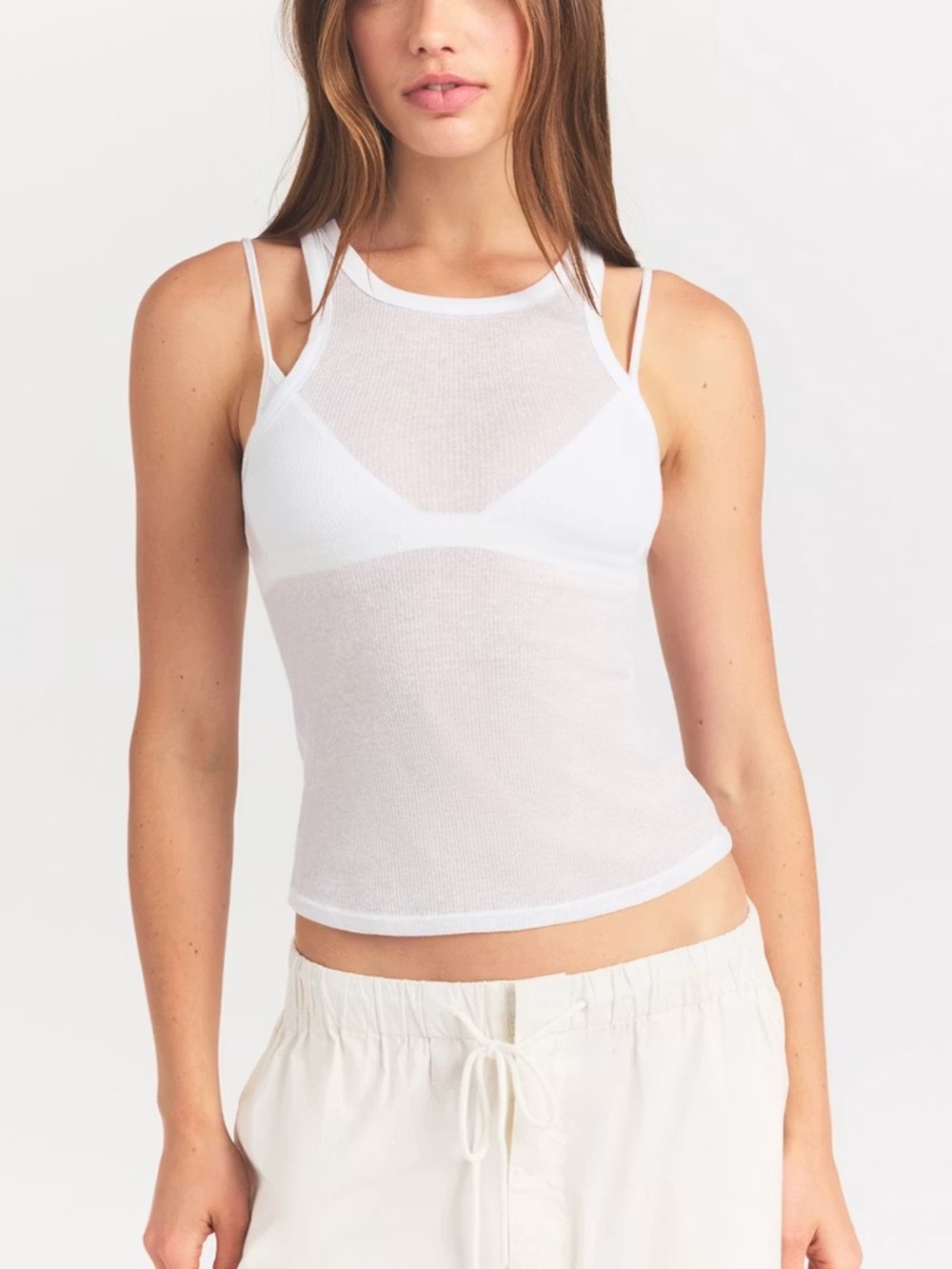 Skims Sheer Rib Tank - Picture 2 of 6